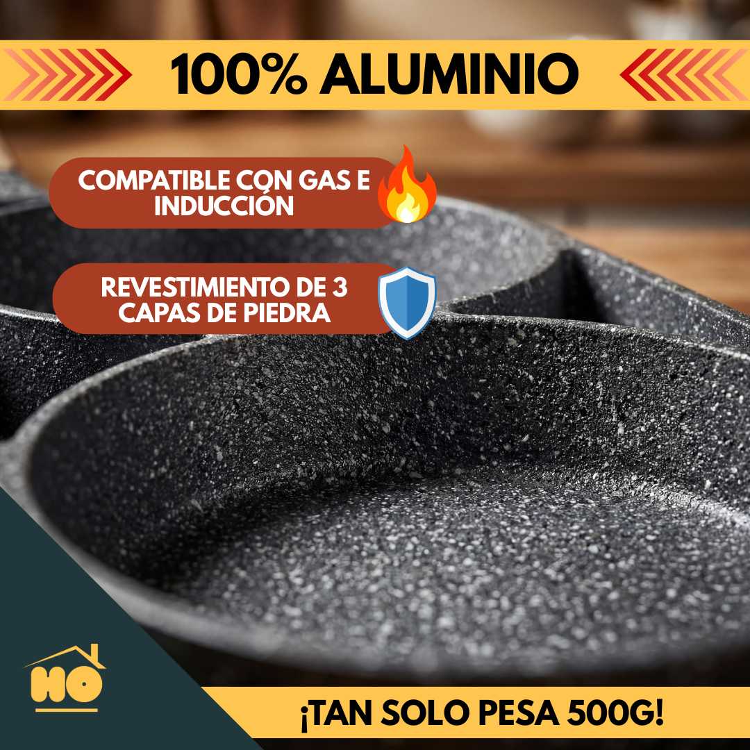 ⚡SARTÉN 4-EN-1 (100% ALUMINIO)🔥